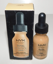 NYX Total Control Pro Drop Foundation Classic Tan 0.43fl OZ New - $16.99