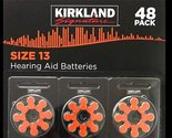 Kirkland Signature Premium Quality Hearing Aid Batteries 48 pack 1.45 Vo... - $17.99