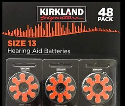 Kirkland Signature Premium Quality Hearing Aid Batteries 48 pack 1.45 Volt Mercu - £14.18 GBP