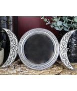 Ebros Triple Moon Sacred Goddesses Mother Maiden Crone Small Wall Mirror... - $492.62 MXN