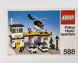 LEGO 588 Police Headquarters Instructions Manual ONLY Classic Town - $12.86