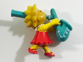 1997 Subway Simpsons Lisa Simpson Playing Saxophone Figure  - $92.72 MXN
