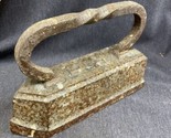 Antique Rare Number 22 Tailors Goose Cast Sad Iron Made By Carron Company - $68.31