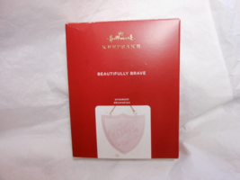 Hallmark Keepsake Beautifully Brave&quot; 2020 Porcelain Ornament NEW OTHER - $4.70