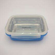 DophCozffy Lunch boxes Leak-Resistant Stainless Steel Lunch Box with Lid, Blue - £21.10 GBP