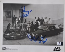 Batman &amp; Green Hornet Tv Cast Signed Photo X2 - Adam West, Van Williams w/COA - £342.92 GBP