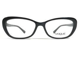 Vogue VO 2909 W44 Eyeglasses Frames Black Gray Cat Eye Full Rim 54-16-135 - £43.98 GBP