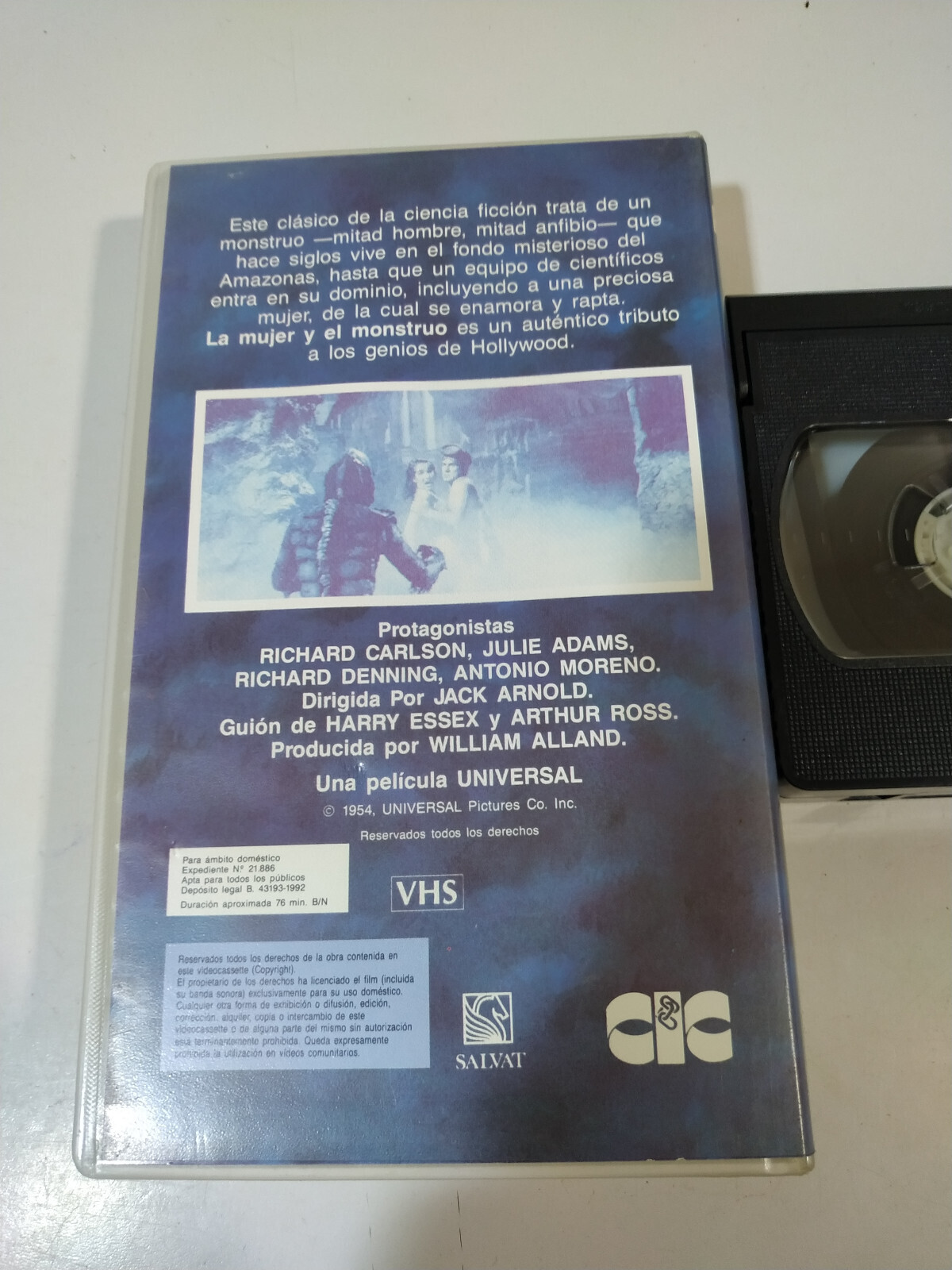 La Donna E Il Mostro Jack Arnold Terrore - VHS Cinta Tape Spagnolo 3T Item image 7