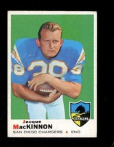 1969 Topps #202 Jacque Mackinnon Vg+ Chargers Nicely Centered *X65345 - £2.35 GBP