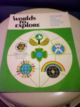 Vintage Worlds To Explore Brownie &amp; Junior Leaders&#39; Guide (1977) - $25.00