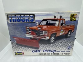 2012 Revell GMC Big Pickup with Snow Plow 1:24 Scale Plastic Model Kit (... - £22.04 GBP