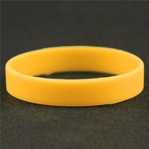 Silicone Rubber Wristband Flexible Wrist Band Cuff Bracelet Sports Casual Bangle - £11.59 GBP