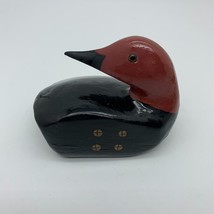 Hand Carved Wooden Duck Head Golf Club Paper Weight - $24.74
