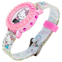 Hello Kitty LCD Kid&#39;s Watch with Silicone Band Multi-Color - £16.00 GBP