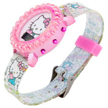 Hello Kitty LCD Kid&#39;s Watch with Silicone Band Multi-Color - £15.64 GBP