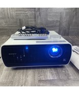 Sony Projector VPL-EX100 W/ Power Cable  Tested Works - £119.70 GBP