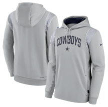 NWT men&#39;s small nike NFL dallas cowboys therma fit football Hoodie - £44.84 GBP