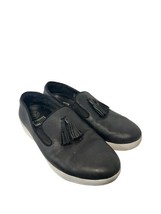 Fit Flop Womens Tassel Superskate Slip-On Sneakers Loafer Black Leather 8.5 - £21.99 GBP