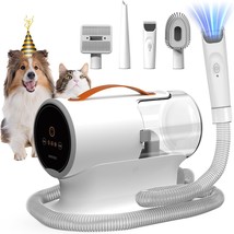 AIRROBO Dog Hair Vacuum and Dog Grooming Kit, 12000Pa Strong - £115.32 GBP