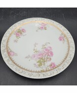 Antique c.1900&#39;s T&amp;V Tressemann &amp; Vogt Limoges France Pink Flowers Gold ... - $283.06 MXN