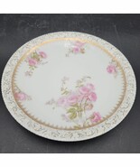 Antique c.1900&#39;s T&amp;V Tressemann &amp; Vogt Limoges France Pink Flowers Gold ... - £11.59 GBP