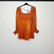 Free People - BNWT- Farrow Crotchet Lace Shirred Playsuit - Orange - Siz... - $27.64