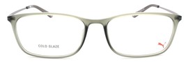 PUMA PE0086O 002 Eyeglasses Frames 53-16-145 Gray / Ruthenium - $44.45