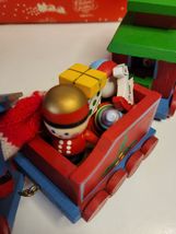 Enesco wooden Vintage Christmas Train in Original Box image 3