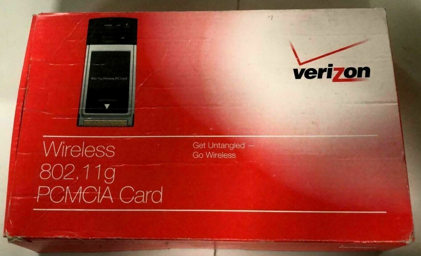 Verizon Wireless 802.11g PCMCIA Card - $7.91