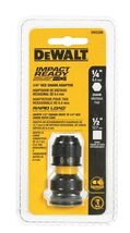 DEWALT DW2298 1/2-Inch Square to 1/4-Inch Adaptor Hex Rapid Load , Black... - $15.95