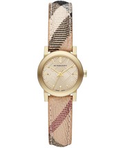【BURBERRY】 The City Gold Ion Plated Ladies Watch BU9219 26mm - Warranty - £232.14 GBP