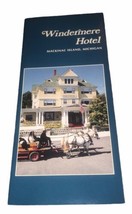 Windermere Hotel Mackinac Island, Michigan Vintage Brochure 1990’s - £7.33 GBP