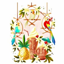 disney wonderground happy pineapple song postcard - £17.86 GBP