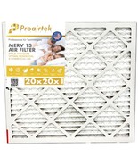 Proairtek AF20201M13SWH MERV13 20x20x1 Air Filter, Residential &amp; Commerc... - £10.97 GBP