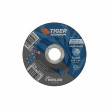 Weiler 58205 CW-4.5 X .045 X 7/8 ALU60S T27 Tiger Aluminum Cutting Wheels - £14.14 GBP