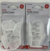 Lot Of 2 New Safety Outlet Covers 16 Clear Covers Electrical Outlets 50271 - £9.14 GBP