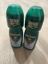 2 Pack - Mitchum Men Anti-Perspirant &amp; Deodorant Roll-On Unscented 48 HR 3.4oz - £19.77 GBP