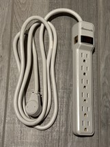 DEWENWILS 6-Outlet Power Strip Surge Protector 7 Foot Long Extension Cord White - £18.34 GBP
