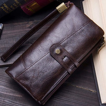 Women&#39;s Genuine Leather Long Clutch Wallet - Coin Purse &amp; Phone Holder - $46.99