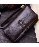 Women&#39;s Genuine Leather Long Clutch Wallet - Coin Purse &amp; Phone Holder - $63.09 CAD