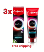 3 X COLGATE Optic White O2 Active Oxygen Whitening Toothpaste 85g - $1,077.31 MXN