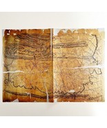 Map Of General Lomax Civil War Reproduction 2004 14 x 10&quot; Military Histo... - $380.59 MXN