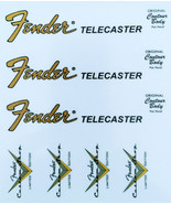 44 - Fender Telecaster Headstock Logo STICKER  Yl spl - $8.22 CAD