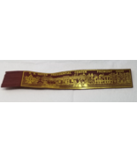 Ruther B. Hayes Presidential Center Leather Bookmark Fremont Ohio - £11.84 GBP