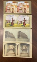 Antique Stereoview Cards Russia Lot of 4 - £6.05 GBP