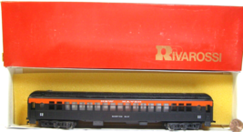 Rivarossi  HO Scale Model New Haven Boston Bay Coach  Black/Orange   IGK - $29.95
