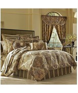 New J. Queen New Bradshaw Chenille 4-Piece Queen Comforter Set Gold - $376.19