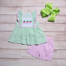 NEW Boutique Strawberry Tunic Girls Shorts Outfit Set - $5.99+