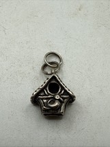 Vintage Sterling Silver - SUNWEST Bird House Animal Bracelet Charm - 1g - $442.88 MXN