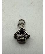 Vintage Sterling Silver - SUNWEST Bird House Animal Bracelet Charm - 1g - $439.19 MXN